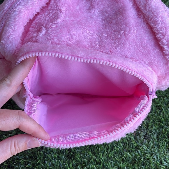 MELANIE MARTINEZ Portals Fuzzy Pink Backpack with Zipper Closure - Picture 5 of 13